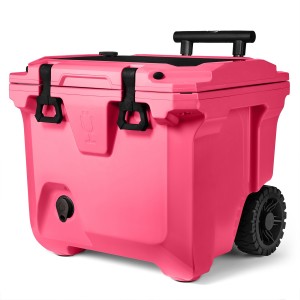 Bru Mate BrüTank 35-Quart Rolling Cooler Pink | UAE_BRU47739