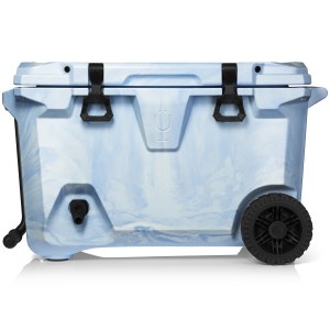 Bru Mate BrüTank 55-Quart Rolling Cooler Light Blue / White | UAE_BRU80290