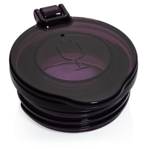 Bru Mate Champagne Flute Replacement Lids Purple / Black | UAE_BRU20747